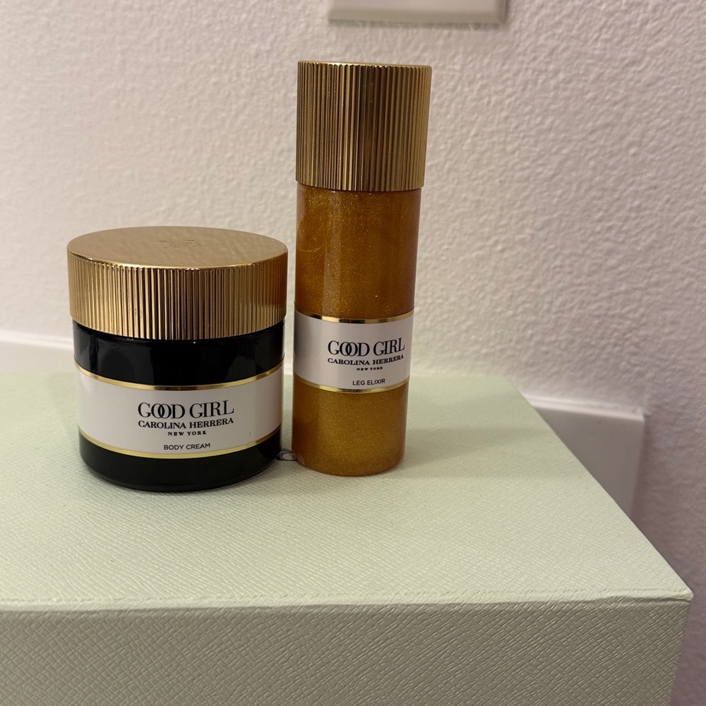 Carolina Herrera Good Girl Body Cream and Leg Elixir - Gold and Black